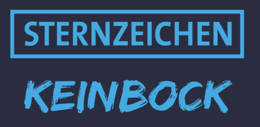 Sternzeichen Keinbock Blau