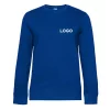 Damen Sweatshirt mit Logo royalblau