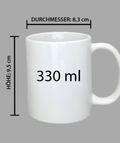 Abmessungen Tasse